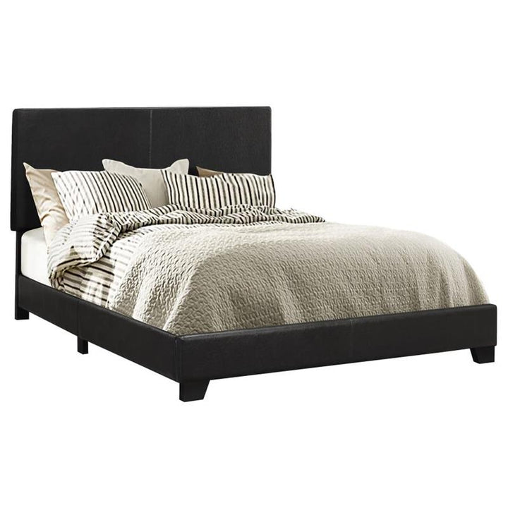Dorian Upholstered Eastern King Bed Black (300761KE)