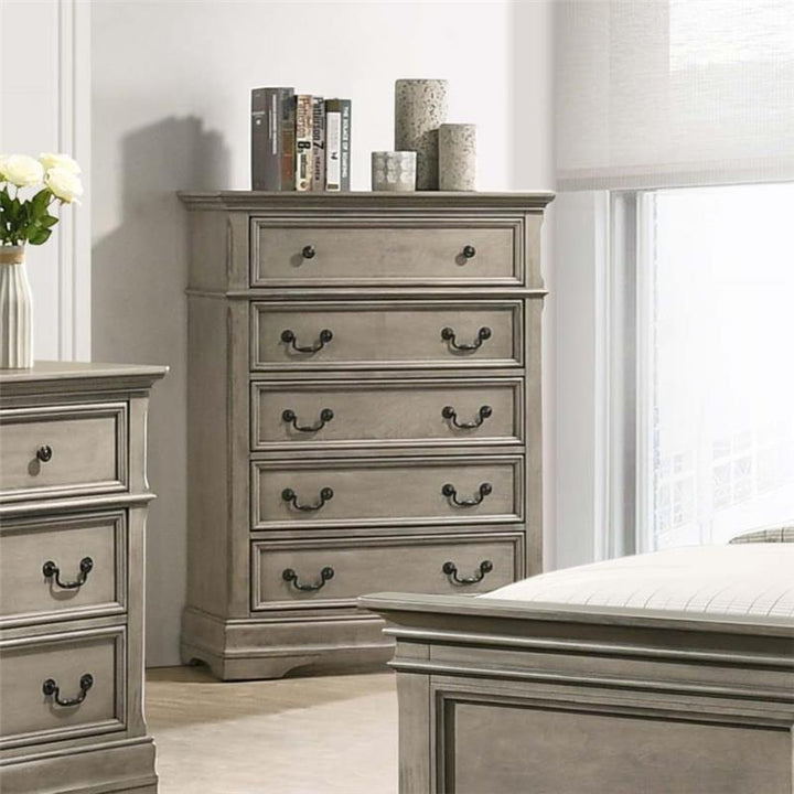 Manchester 5-drawer Chest Wheat (222895)