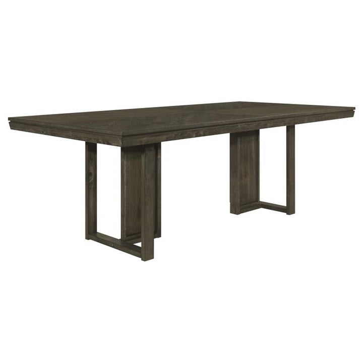 Kelly Rectangular Dining Table Dark Grey (107961)