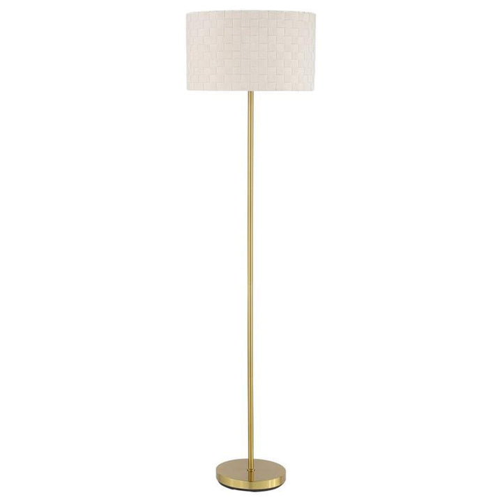 Ramiro Drum Shade Floor Lamp Gold (920303)
