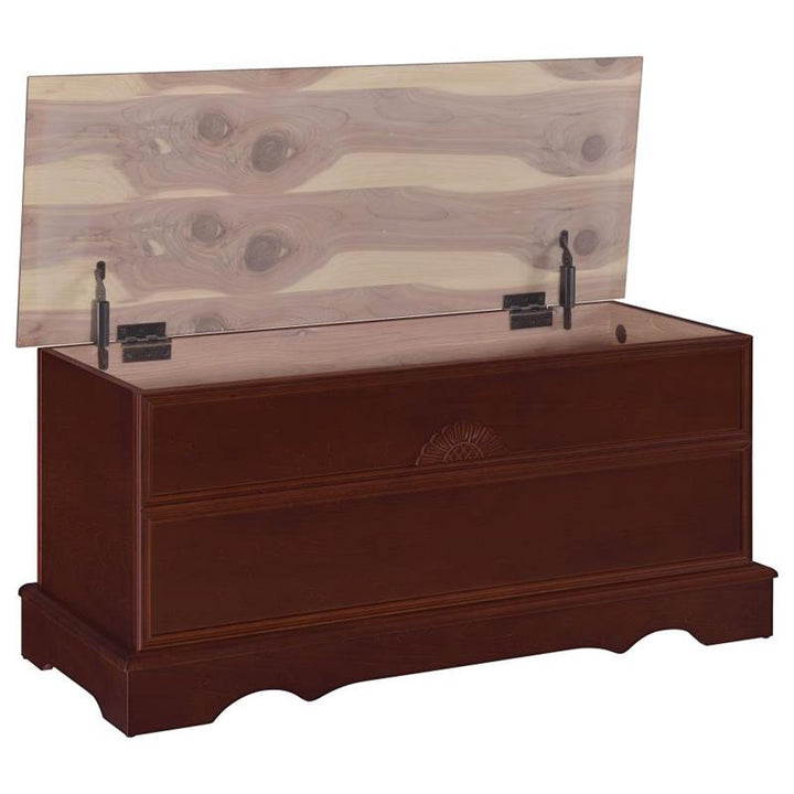 Paula Rectangular Cedar Chest Warm Brown (4694)