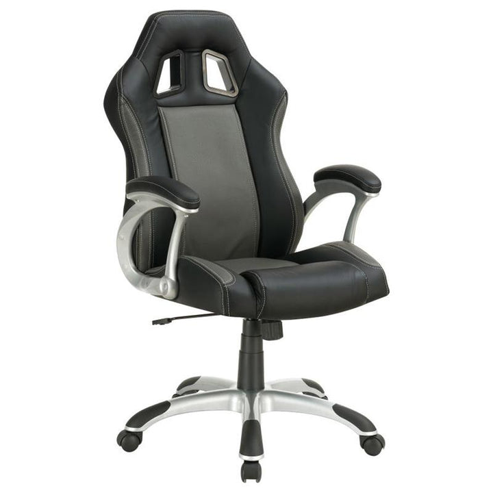 Roger Adjustable Height Office Chair Black and Grey (800046)