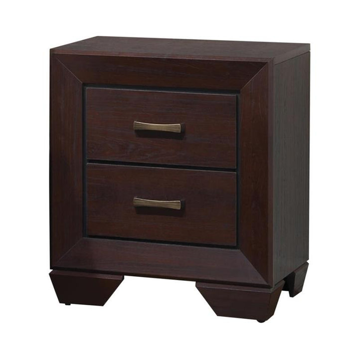 Kauffman 2-drawer Nightstand Dark Cocoa (204392)