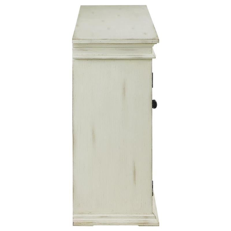 Kiara 4-door Accent Cabinet with Adjustable Shelves White (950859)