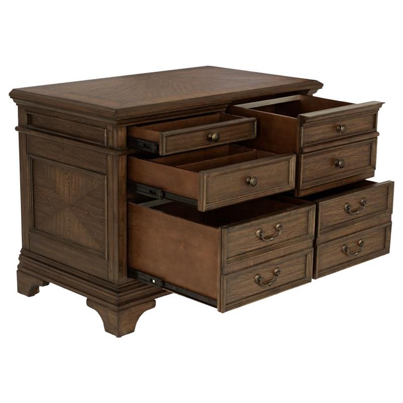 Hartshill 5-drawer File Cabinet Burnished Oak (881284)