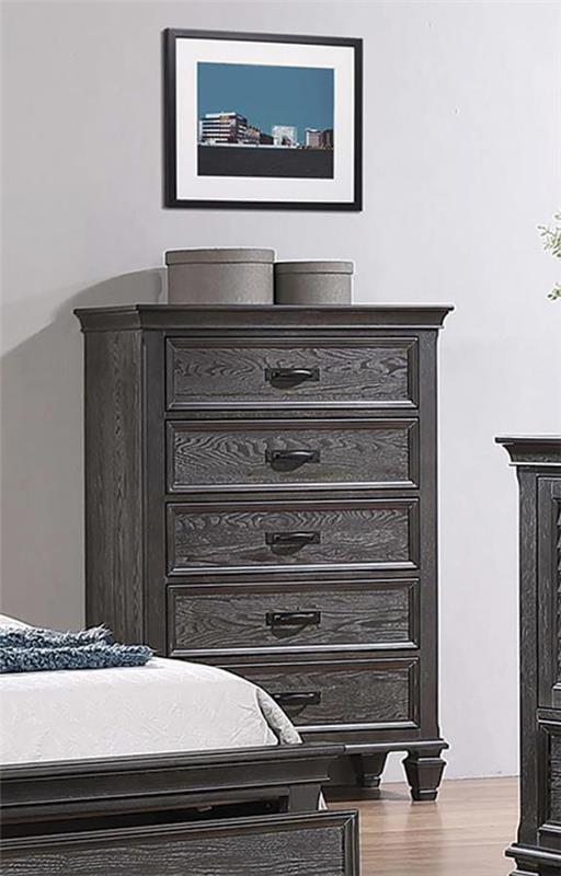 Franco 5-drawer Chest Weathered Sage (205735)