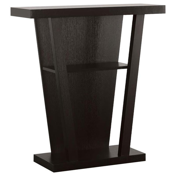 Evanna 2-shelf Console Table Cappuccino (950136)