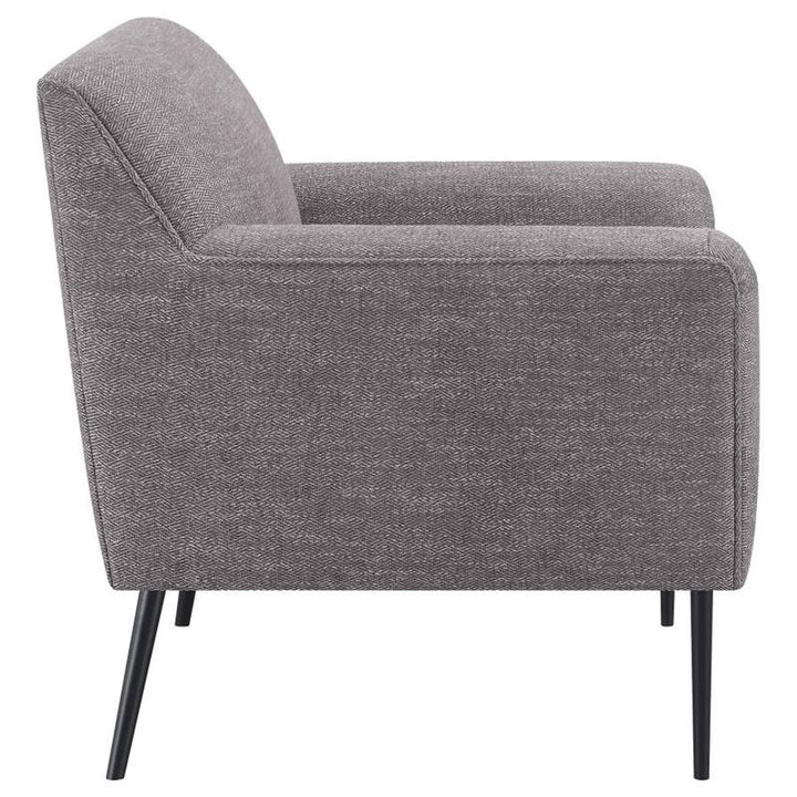 Darlene Upholstered Tight Back Accent Chair Charcoal (905640)