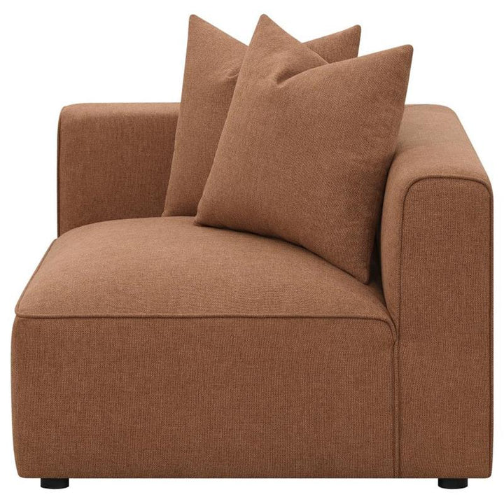 Jennifer Upholstered Corner Terracotta (551592)